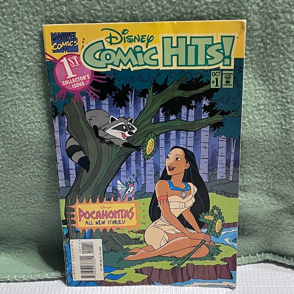 Disney Comic Hits Marvel Comics #1 Collector's Issue Pocahontas All New Stories